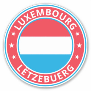Pegatina Viajero global - Lëtzebuerg   Luxemburgo