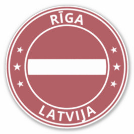 Pegatina Viajero global - Rīga | Riga, Latvija | Letonia