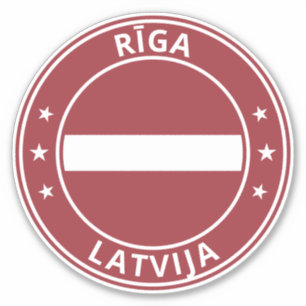 Pegatina Viajero global - Rīga Riga, Latvija Letonia