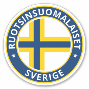Pegatina Viajero global - Ruotsinsuomalaiset, Sverige