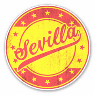 Pegatina Viajero Global - Sevilla, España