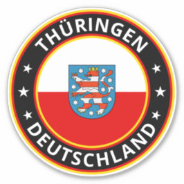 Pegatina Viajero global - Thüringen, Deutschland (Edición)