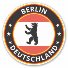 Pegatina Viajero mundial - Berlín, Deutschland (edición)