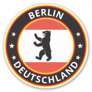 Pegatina Viajero mundial - Berlín, Deutschland (edición)