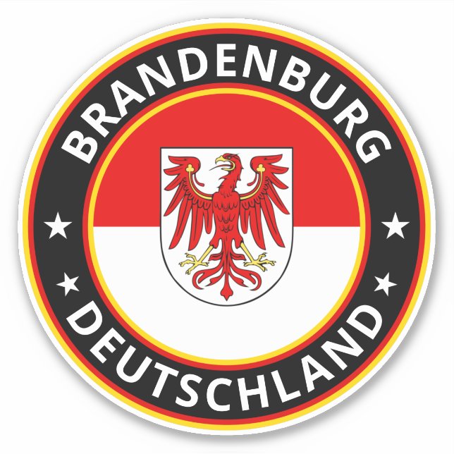 Pegatina Viajero Mundial - Brandenburgo, Deutschland (edici (Anverso)
