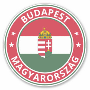 Pegatina Viajero Mundial - Budapest, Magyarország   Hungría