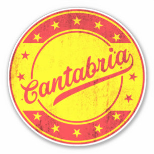 Pegatina Viajero Mundial - Cantabria (España)