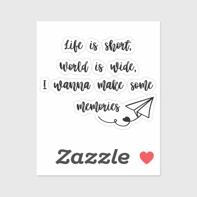 Pegatina Viajes (Hoja)