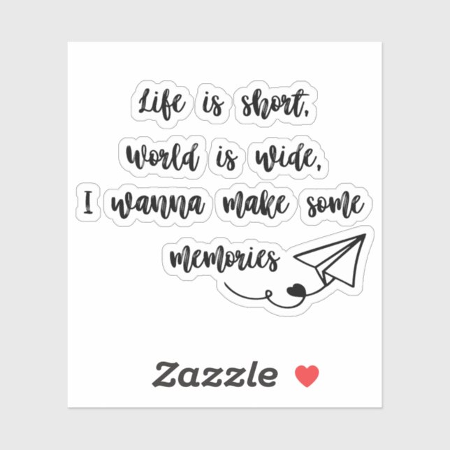 Pegatina Viajes (Hoja)