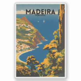 Pegatina Viajes Madeira Portugal