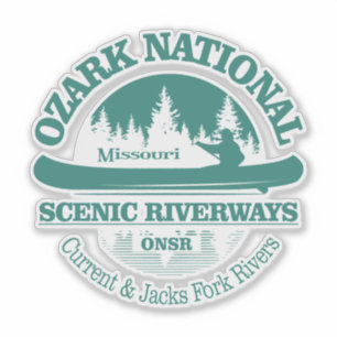 Pegatina Vías Nacionales Escénicas de Ozark (CT)
