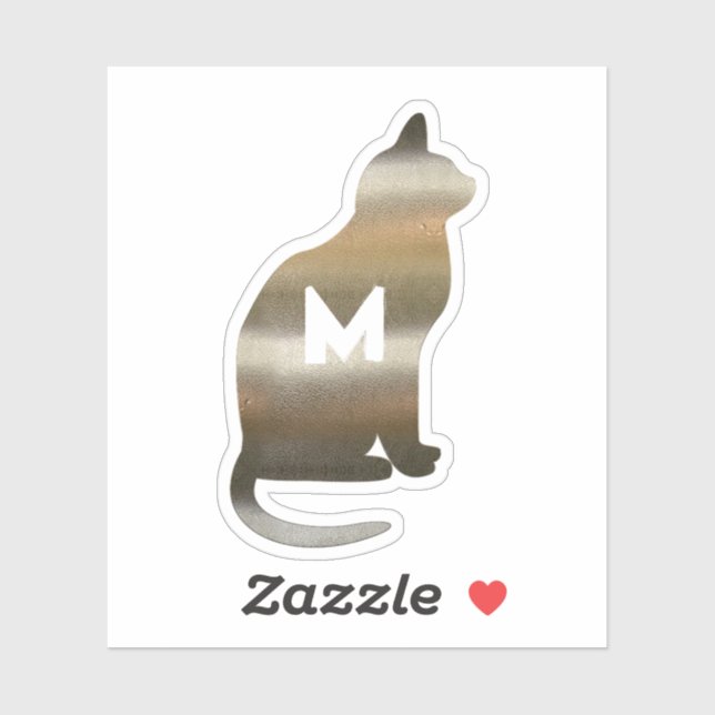 Pegatina Vibe de vacaciones de oro (Hoja)