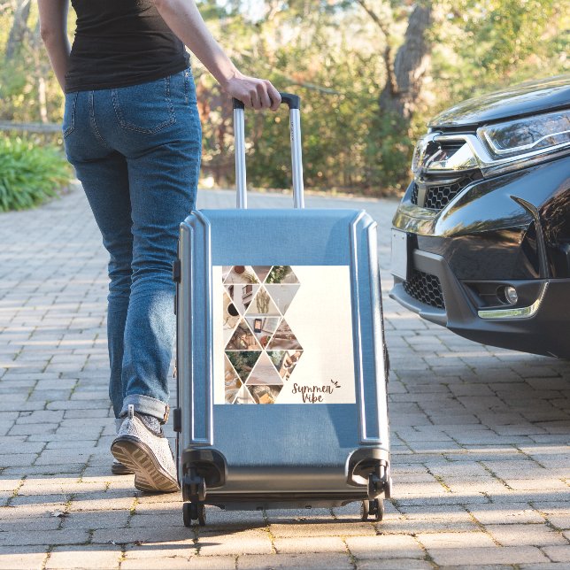 Pegatina Vibe De Verano, Quiero Estar Contigo, Color Beige (Maleta Insitu)