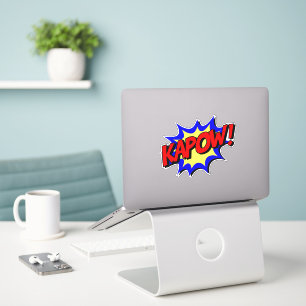 Pegatina Vibes de arte pop retro: ¡KAPOW! Efecto de texto c