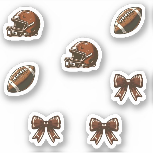 Pegatina Vibes de fútbol del Día del Juego (Anverso)