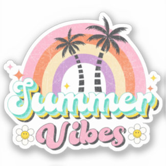 Pegatina Vibes de verano