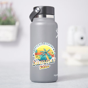 Pegatina Vibes de verano - Escapada tropical