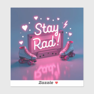 Pegatina Vibes retro de los años 80 y 90