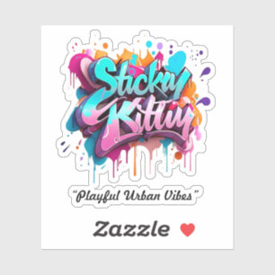 Pegatina "Vibes urbanas dramáticas"