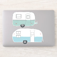 Vibrante RV Trailer conjunto de 2 dibujos