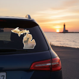 Pegatina Vida silvestre de Michigan - Elk