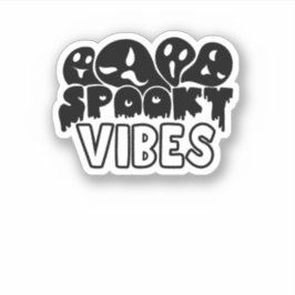 Pegatina Videos de Halloween Spooky