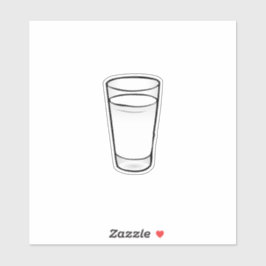 Pegatina Vidrio de leche