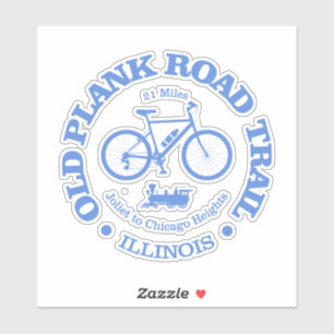 Pegatina Viejo sendero de la ruta del avión (ciclismo)