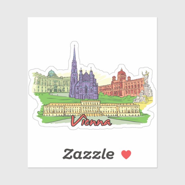 Pegatina viena (Hoja)