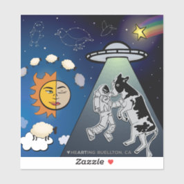 Pegatina - Viendo hacia arriba