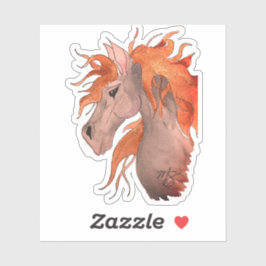 Pegatina ¡Viento En Mi Cabello!