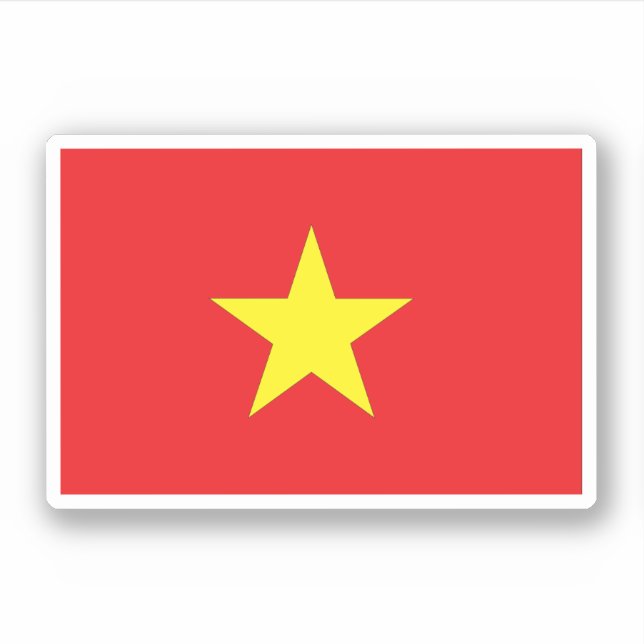 Pegatina Vietnam (Anverso)