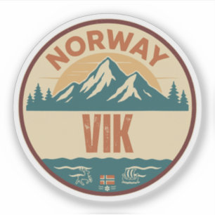 Pegatina Vik, Noruega Noruega