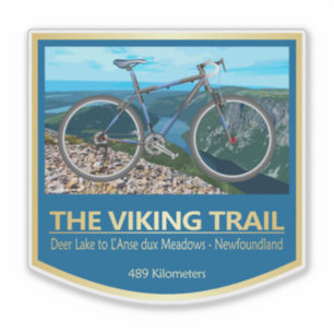 Pegatina Viking Trail (bicicleta2)