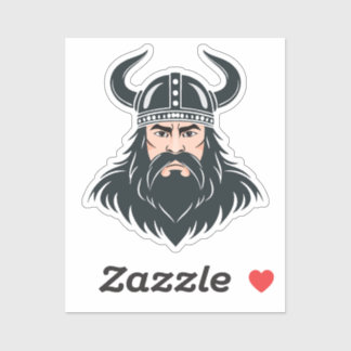 Pegatina viking warrior