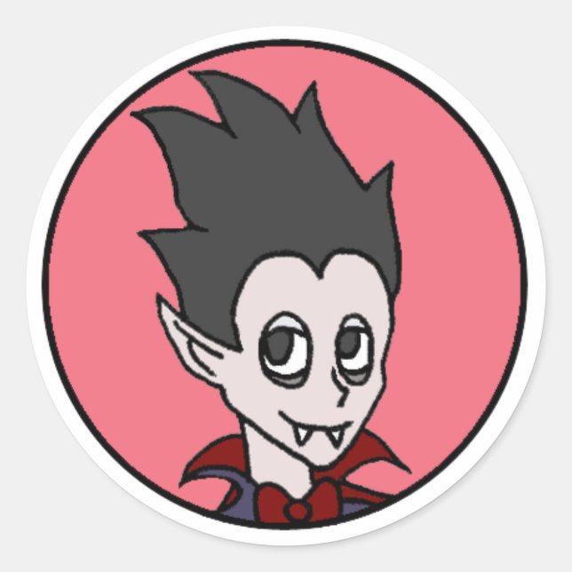 Pegatina Vince Mini Circle (Anverso)