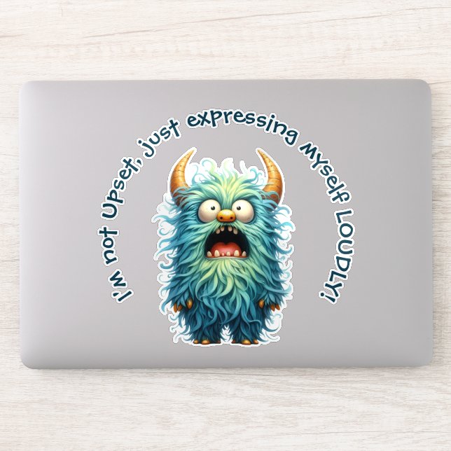 Pegatina Vincent: ¡Molesto pero Adorable! con decir: (Ordenador)