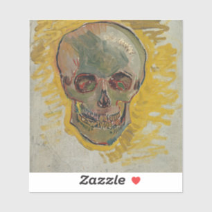 Pegatina Vincent Van Gogh - Calavera