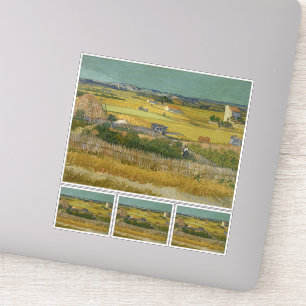 Pegatina Vincent Van Gogh, La Cosecha, De Oogst