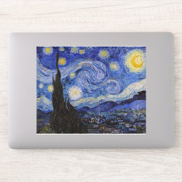 Pegatina Vincent Van Gogh - La noche estrellada