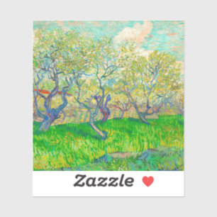 Pegatina Vincent van Gogh Orchard en Blossom