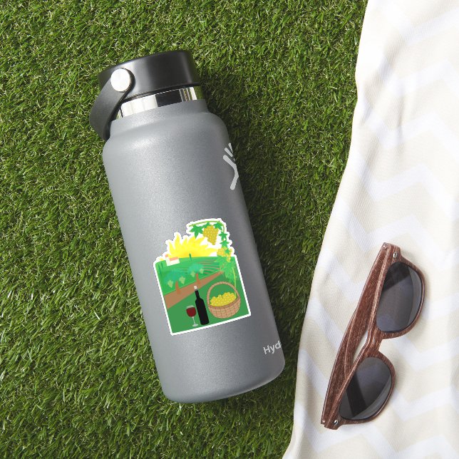 Pegatina Viñedo (HydroFlask Insitu)