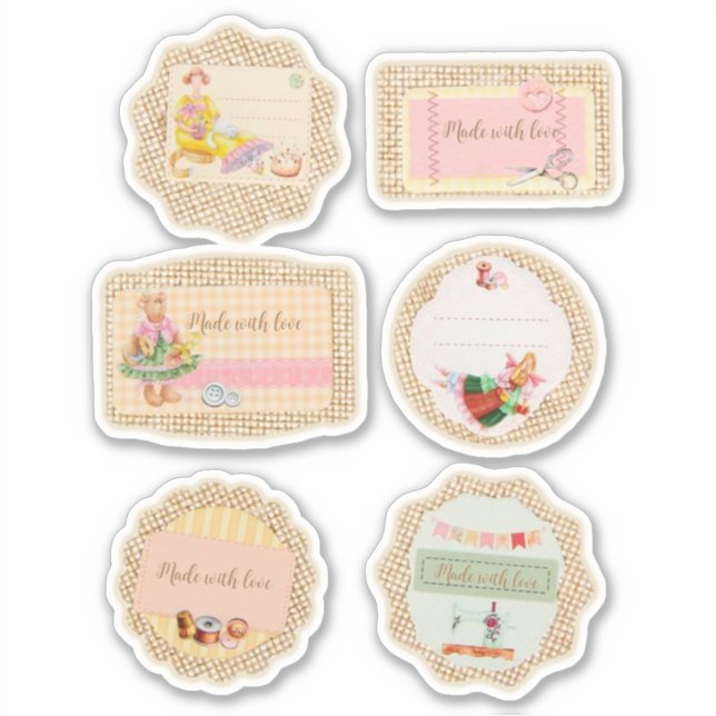 Pegatina Viñeta de personalizado artesanal (Anverso)