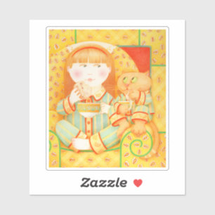 PEGATINA Vinil BEDTIME SNACK 4"