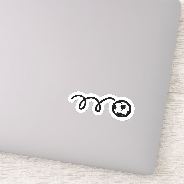 Pegatina vinílico de deportes de fútbol (Detalle)
