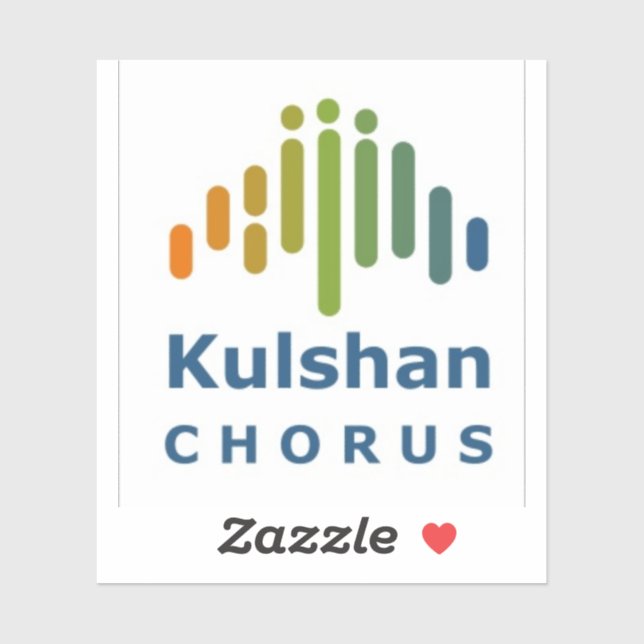 Pegatina vinílico de Kulshan Chorus 3"x3" (Hoja)