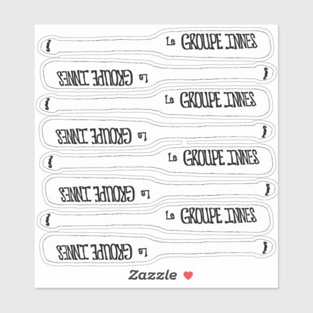 Pegatina vinílico de Le Groupe Innes (Hoja)