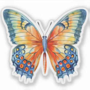 Pegatina vinílico de mariposa
