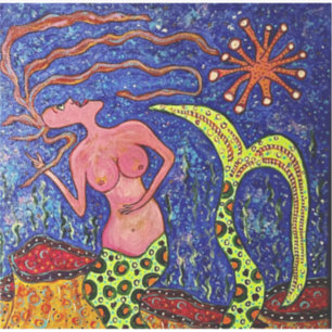 Pegatina vinílico Mermaid Fun