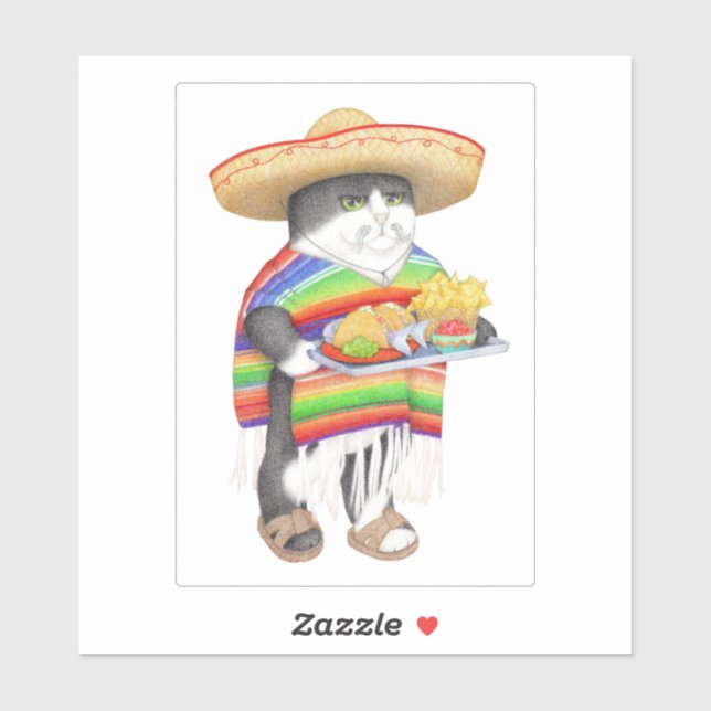 Pegatina vinílico WENDELITO 6" (Hoja)